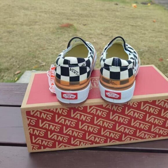 VANS Era Stacked Checkerboard Slip On Canvas Shoes - Picture 7 of 7